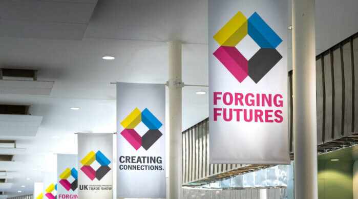 Banners at UK Corrugated Industry Trade Show