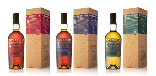 Clydebuilt whisky bottles