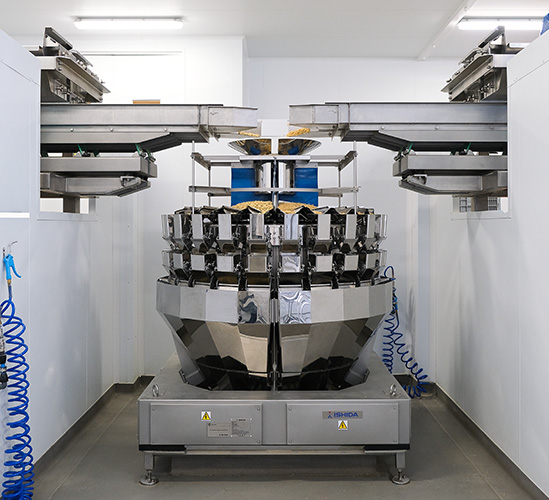 Ishida equipment in Huel facility
