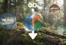 Futamura carbon reduction infographic