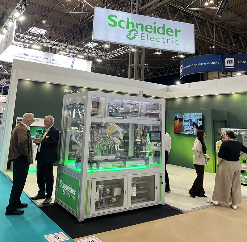 Schneider Electric stand at PPMA Show 2026
